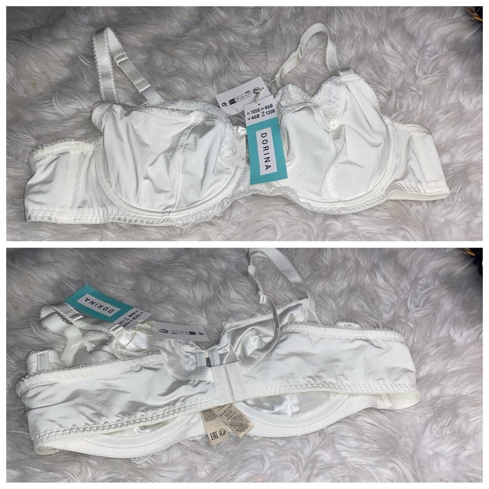 Celine Lace Underwired Non Padded Bra by Dorina - Picture 3 of 6